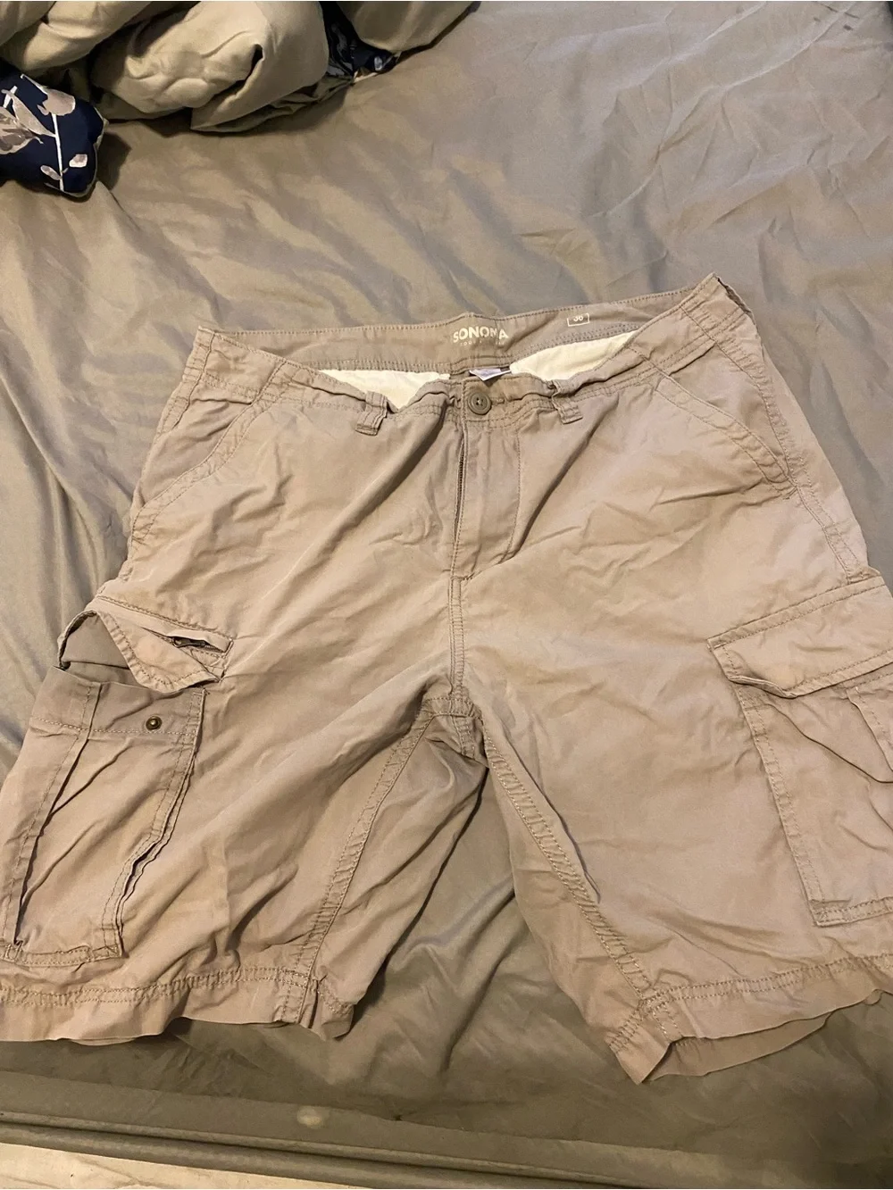 Sonoma Tan Cargo Shorts - Men's Utility Style